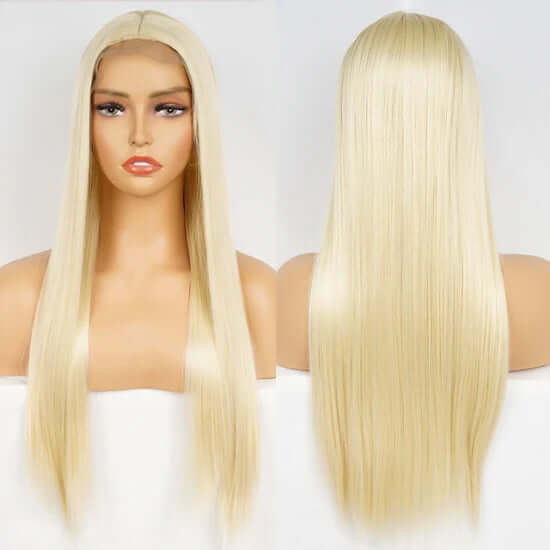 Blonde Straight Lace Wig | Straight Lace Wig | Pink Poptart Beauty